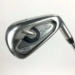 USED RIGHT HAND TITLEIST T300 IRONS 5-PW, 48° REGULAR FLEX