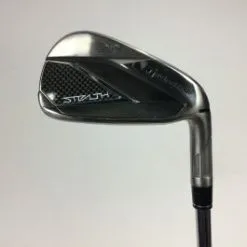 USED RIGHT HAND TAYLORMADE STEALTH IRONS 5-PW, AW REGULAR FLEX