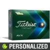 Titleist AVX Personalized Golf Balls - Yellow