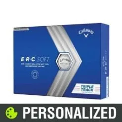 2023 Callaway ERC Soft Triple Track Personalized White Golf Balls