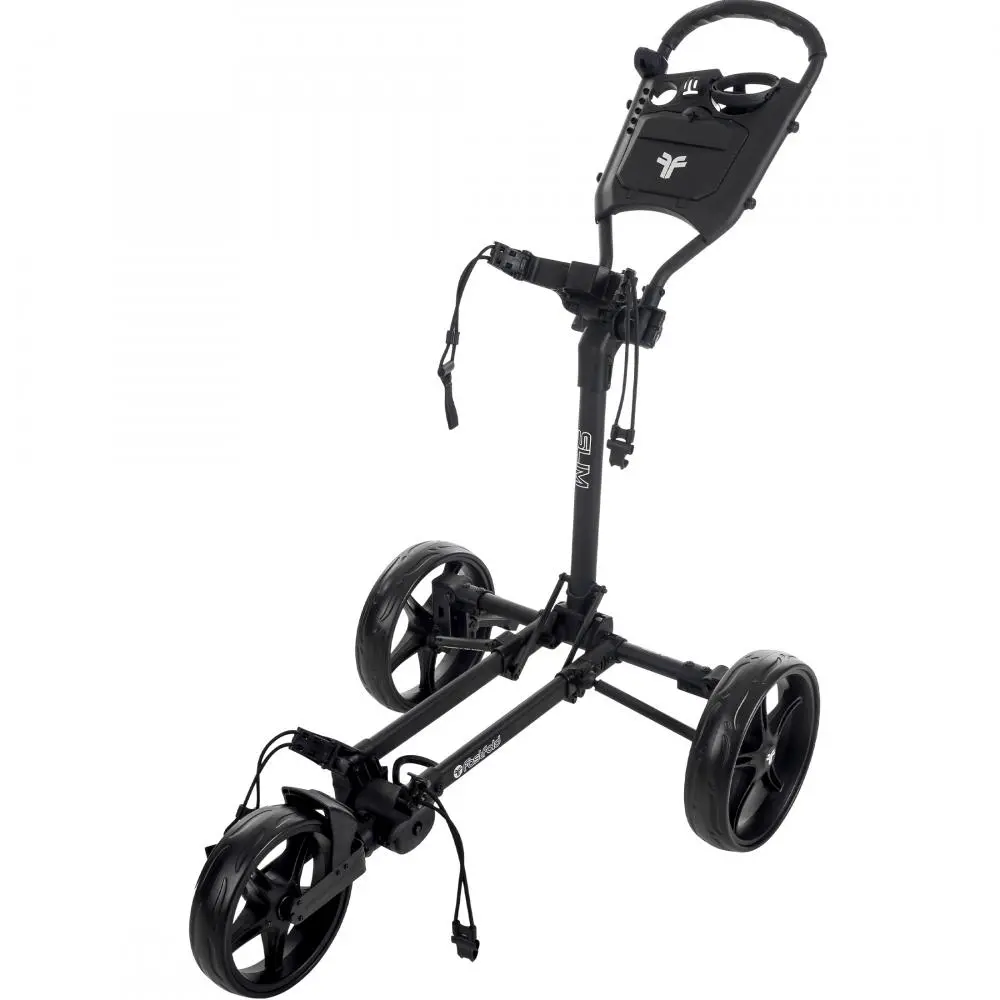 Fastfold Slim Golf Cart Trolley Black/Charcoal
