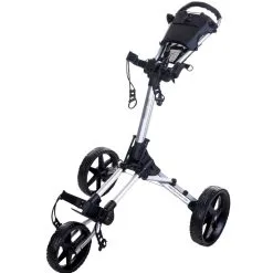 Fastfold Square Golf Cart Trolley Silver/Black