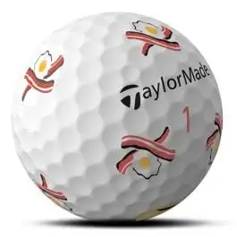 TaylorMade TP5 Pix Bacon And Eggs Breakfast Single Golf Ball