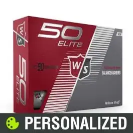 2023 Wilson Staff Fifty Elite Personalized White Golf Balls